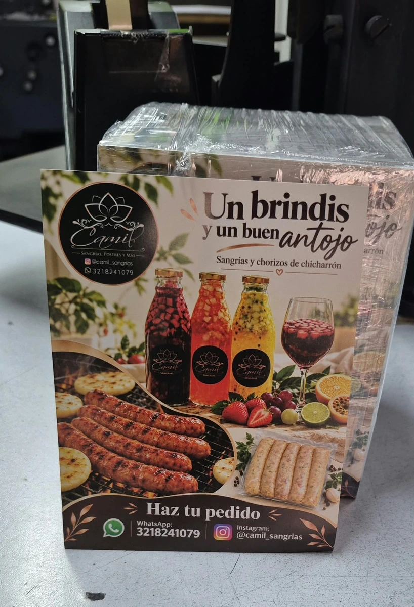 Fotografía de impresos preparados por MM